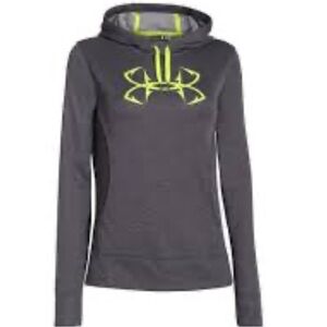 Like new women’s size medium under armor fish loose fit fishing sweatshirt